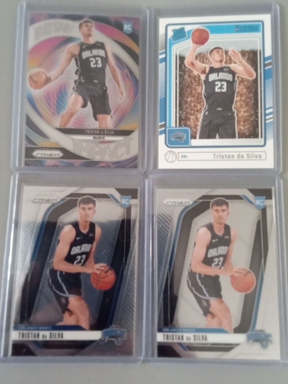 Panini Tristan Sa Silva Orlando Magic Black Jersey Basketball Rookie Card Lot
